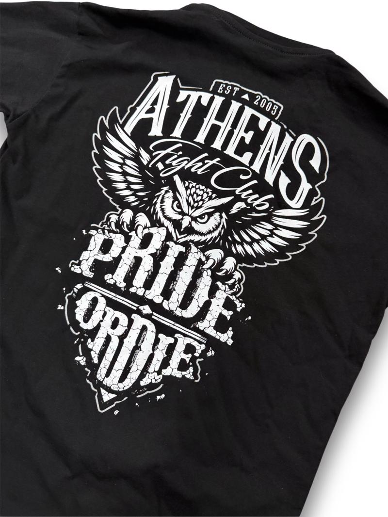 PRiDEorDiE athens fight Club T-Shirt - black